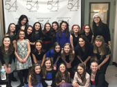 Now that's a lot of maggots! Queen Lesli Margherita hosted Matildapalooza at 54 Below and snapped a pic with all of the former Matildas in attendance.(Photo: Twitter.com/QueenLesli) 