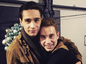 You've got to love Broadway neighbors hugging it out. A Bronx Tale's Bobby Conte Thornton recently headed to Dear Evan Hansen to catch star Ben Platt's emotional performance.(Photo: Instagram.com/bcontethor)