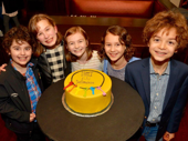 How cute is this crew? Fun Home's national tour cast, including Lennon Nate Hammond, Alessandra Baldacchino, Carly Gold, Sofia Trimarchi and Pierson Salvador,  recently celebrated 100 performances on the road.(Photo: Instagram.com/funhomemusical)