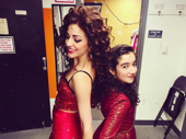 On Your Feet!'s Glorias are all smiles for the production's 500th Broadway performance. Seriously: who's cuter than Ana Villafañe and Alexandria Suarez? We'll wait.(Photo: Instagram.com/anavillafaneofficial)