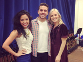 It's an Allegiance reunion at the first rehearsal for Miss Saigon. Catherine Ricafort, Dan Horn and Katie Rose Clarke are ready to bring the heat to Broadway!(Photo: Twitter.com/CattRicafort)