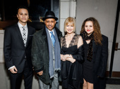 Jitney director Ruben Santiago-Hudson poses with his wife Jeannie Brittan and children Trey and Lily.