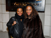 Once on This Island pals LaChanze and Kecia Lewis step out for Jitney's opening night.