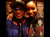 Film legend Spike Lee and Tony winner Heather Headley are hanging out, and we need details! We'll definitely keep you posted on what's going on in this pic.(Photo: Instagram.com/officialspikelee)