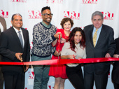 Tony Award winner Billy Porter recently hosted the ribbon-cutting ceremony for off-Broadway’s new A.R.T./New York Theatres venue. Two-time Tony nominee Daphne Rubin-Vega was also on hand to make the cut.(Photo: Jeremy Daniel) 