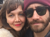 Sibling goals! Maggie and Broadway-bound Jake Gyllenhaal march together in Washington, D.C.(Photo: Twitter.com/mygyllenhaal)