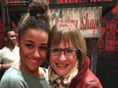 Broadway legend Patti LuPone snaps a pic with A Bronx Tale's Ariana DeBose.(Photo: Instagram.com/arianadebose)