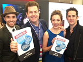 Broadway.com Editor-in-Chief Paul Wontorek snapped this epic shot with Bandstand-bound stars Corey Cott and Laura Osnes as well as their director/choreographer Andy Blankenbuehler.