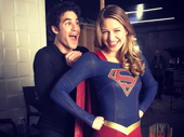 Darren Criss will soon bt playing the villain to Melissa Benoist's Supergirl. We can't wait to see their Glee reunion and Criss' dark side on March 20 and 21 on The CW.(Photo: Instagram.com/darrencriss)