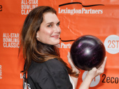 Stage vet Brooke Shields makes bowling attire chic.