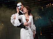 James Barbour as The Phantom and Ali Ewoldt at Christine in The Phantom of the Opera.