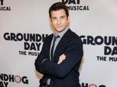 We see Groundhog Day star Andy Karl's shadow! You know what that means: six more weeks of winter!