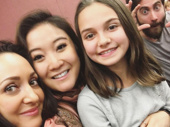 We would love Jake Gyllenhaal to photobomb one of our group selfies! Sunday in the Park with George's Jennifer Sanchez, Ashley Park and Mattea Conforti are in for a very pleasant surprise.(Photo: Instagram.com/ashleyparklady)