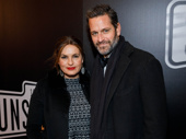 Acting couple Mariska Hargitay and Peter Hermann step out for Sunset Boulevard's Broadway opening.