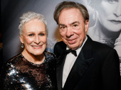 It's as if they never said good-bye! Sunset Boulevard's original Tony-winning leading lady Glenn Close and composer Andrew Lloyd Webber get together on opening night of the revival.