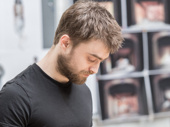 An actor prepares! Stage and screen Daniel Radcliffe gets in the zone.(Photo: Manuel Harlan)