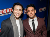 Brooklyn’s here! Newsies OGs Jess LeProtto and Tommy Bracco get together.