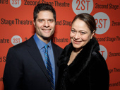 Pulitzer Prize and Tony winner Tom Kitt and his wife Rita Pietropinto attend Man from Nebraska’s off-Broadway opening.