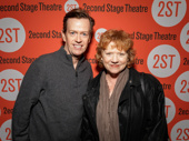 Acting couple Dylan and Becky Ann Baker take a photo.