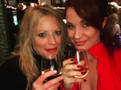 Happy hour with Ursula and Ariel? Wine not! The Little Mermaid co-stars Sherie Rene Scott and Sierra Boggess catch up.(Photo: Instagram.com/officialsierraboggess)