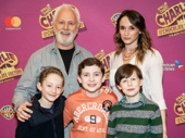 Charlie and the Chocolate Factory's John Rubinstein, Emily Padgett, Ryan Foust, Ryan Sell and Jake Ryan Flynn snap a sweet pic.