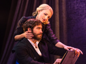Jake Gyllenhaal as George and Annaleigh Ashford as Dot in Sunday in the Park with George.