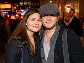 Amélie star Phillipa Soo and her fiancé, Broadway fave Steven Pasquale, step out.