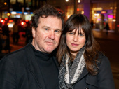Tony winner Douglas Hodge and Amanda Miller attend the off-Broadway opening of If I Forget.