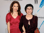 Rita Moreno and her daughter Fernanda Luisa step out to support Penny Fuller's opening night in Sunday in the Park with George.
