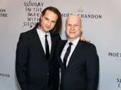 Theater power couple Jordan Roth and Richie Jackson enjoy a night out.
