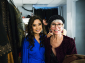 Two Tuptims are better than one! EGOT-er Rita Moreno, who played Tuptim in the 1956 King and I film, visits the cast backstage, including Park, who was last seen on Broadway in The King and I in the same role. 