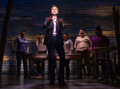 Jenn Colella and the cast of Come From Away.