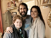 Deb thinks it’s a smash! Stage and screen fave Debra Messing and her son Roman loved catching Josh Groban in The Great Comet.(Photo: Instagram.com/therealdebramessing)