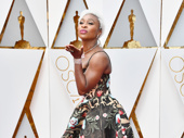 Mwah! The Color Purple Tony winner Cynthia Erivo is becoming an old pro at awards nights. She performed at the Grammys as well as at the Oscars after party.(Photo: Frazer Harrison/Getty Images)