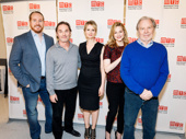 The Little Foxes' Darren Goldstein, Richard Thomas, Cynthia Nixon, Laura Linney and Michael McKean get together. Catch them at the Samuel J. Friedman Theatre beginning on March 29.