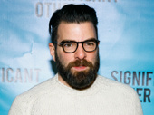 Stage and screen star Zachary Quinto has arrived.