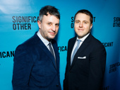 Significant Other director Trip Cullman and scribe Josh Harmon suit up for their Broadway opening.