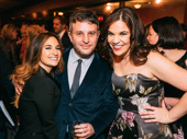 Significant Other's Sas Goldberg and Lindsay Mendez strike a pose with their director Trip Cullman.