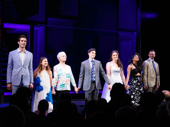 The cast of Significant Other takes their opening night curtain call.