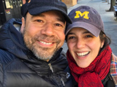 Awww! It's a Fiddler on the Roof reunion for Danny Burstein and Samantha Massell.(Photo: Instagram.com/dannybur)