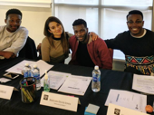 First table read for Daveed Diggs' ABC pilot! Brandon Michael Hall, Lea Michele, Bernard David Jones and Marcel Spears snap a pic from the room where it happens.(Photo: Instagram.com/daveeddiggs)
