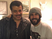 Dr. Neil deGrasse Tyson came to see Broadway's own Great Comet! Star Josh Groban beams next to his latest celebrity visitor.(Photo: Instagram.com/joshgroban)