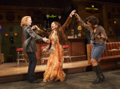 Johanna Day as Tracey, Alison Wright as Jessie and Michelle Wilson as Cynthia in Sweat. 