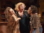 Alison Wright as Jessie, Johanna Day as Tracey and Michelle Wilson as Cynthia in Sweat. 