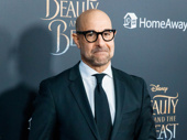 Stanley Tucci, who plays Maestro Cadenza, looks ready for a standing ovation.