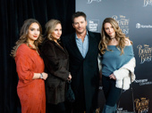 Harry Connick Jr. and his family Sarah Kate Connick, Jill Goodacre, Georgia Connick spend some bonding time seeing Beauty and the Beast 