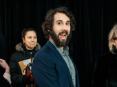 Happiness is seeing Great Comet star Josh Groban hit a red carpet. It is also listening to his song "Evermore" from the film.