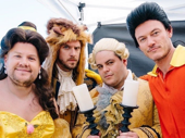James Corden makes the perfect Belle. Corden, Dan Stevens, Josh Gad and Luke Evans recently put on the latest edition of Crosswalk the Musical. This time, they took on Beauty and the Beast. If you haven't watched it yet, what are you waiting for?!(Photo: Twitter.com/joshgad)