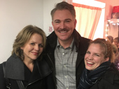 A Living on Love reunion is the best post-show beauty regimen! War Paint star Douglas Sills recently caught up with his former co-stars Renee Fleming and Anna Chlumsky after a performance.(Photo: Scott Frankel)