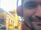 He's back! Javier Muñoz snaps a celebratory selfie before returning to the stage in Hamilton.(Photo: Twitter.com/JMunozActor)